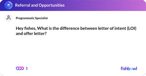 difference between loi and offer letter